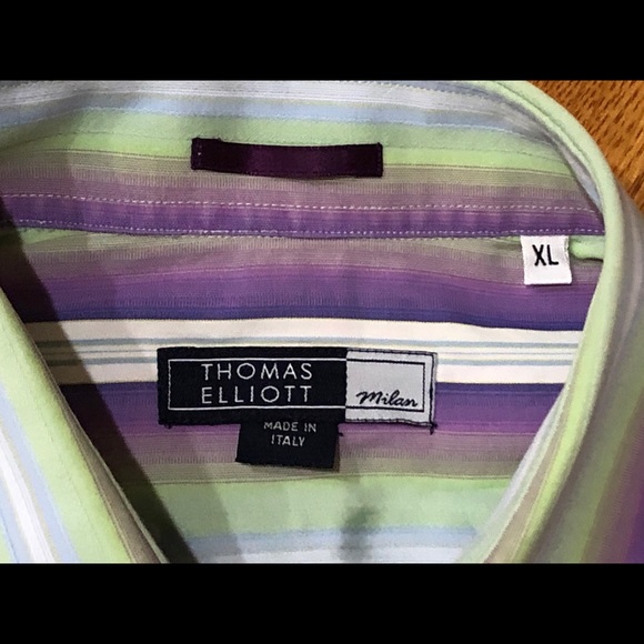 Thomas Elliott Milan stripe dress shirt - Picture 4 of 6